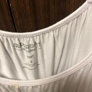 White tank like top torrid